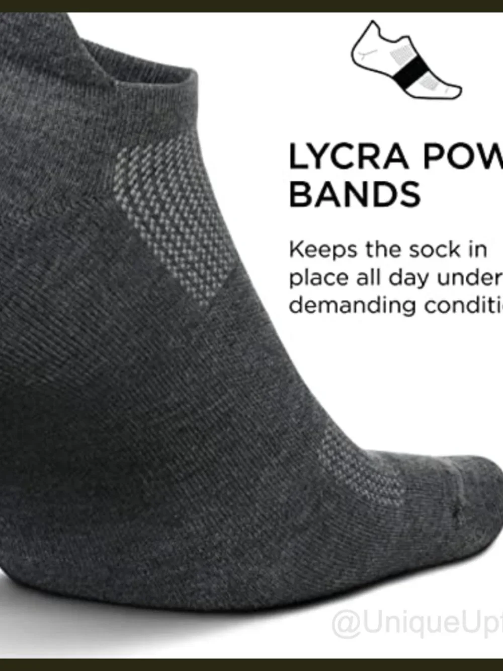 High Performance Max Cushion Ankle Socks with Heel Tab - Athletic Running Socks